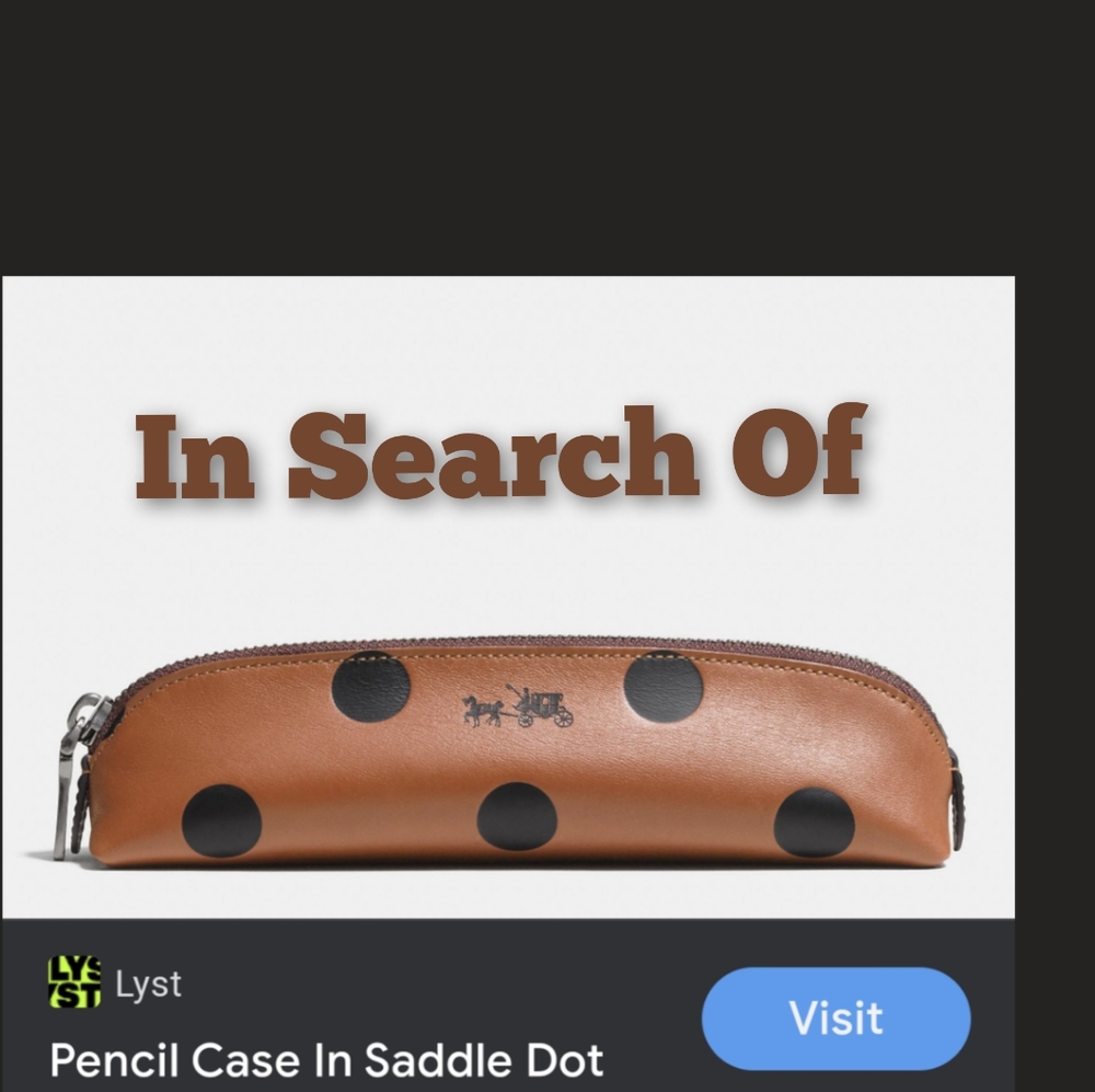 Rare Saddle Dot Pencil case!